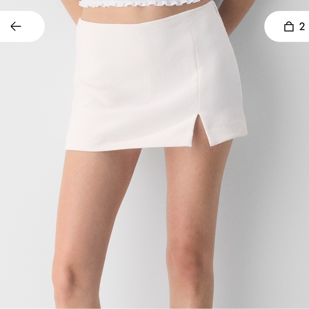 NWT Aritzia Daphne Skort in Light Birch Size 8